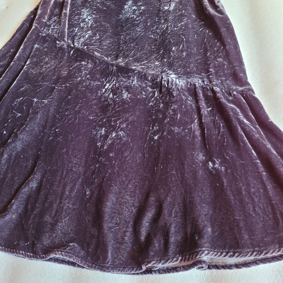 Vintage Jacob silk blend velvet Skirt Purple Size 4 - Picture 4 of 9